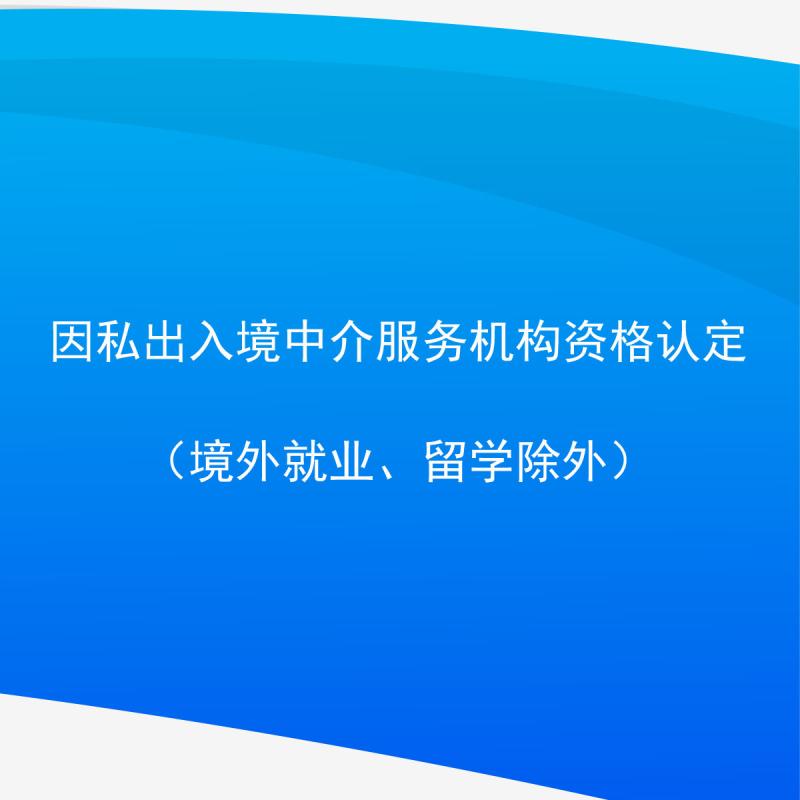 从资格认定到发展路径 寻路因私出入境中介服务新秩序